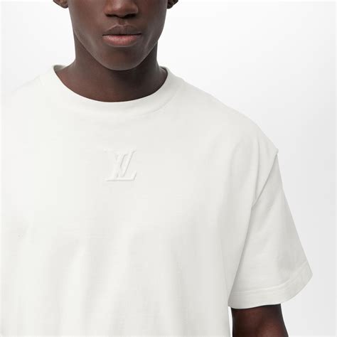 lv plain t shirt|Embossed LV T.